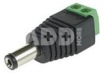 POWER CONNECTOR PLUG-SCREW/WTYKDC GENWAY