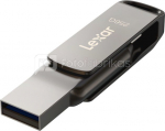 LEXAR JUMPDRIVE DUAL DRIVE D400 TYPE-C/TYPE-C & TYPE-A, UP TO 130MB/S READ (USB 3.1) 256GB