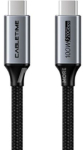 Kabelis USB3.2, USB-C - USB-C, 20Gbps, 100W, 20V/ 5A, 4K/ 60HZ, 1m