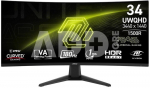 LCD Monitor|MSI|MAG 346CQ|34"|Gaming/Curved|Panel VA|3440x1440|16:9|180 Hz|1 ms|MAG346CQ