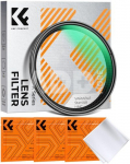 K&F Concept K&F 72MM Ultra-Thin Adjustable Long 4-8 Point Star Filter, Green Coated, with 3 Vacuum Cleaning Clo