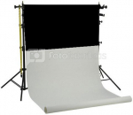 Falcon Eyes Background System SPK-2 with 2 Rolls Black/White 1.35x11 m