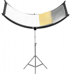 Caruba Curved Face Reflector Pro Kit 180cm x 65cm (incl uitbreidings set)