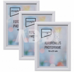 Rėmelių komplektas IMAGEE 15x21 3vnt plast White | 14mm