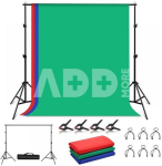 Photo Studio Background Support 2x2m, Backdrops RGB