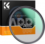 K&F Concept K&F 55MM A Series Black Mist Filter 1/8, HD, Waterproof, German optics, Green Coating