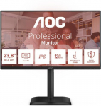 LCD Monitor|AOC| 60.5 cm (23.8")|1920 x 1080 pixels|Full HD|Native aspect ratio 16:9|LED|Flat|24E4U