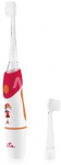 ETA Toothbrush | Sonetic ETA071090030 | Battery operated | For kids | Number of brush heads included 2 | Number of teeth brushing modes 1 | Red/White