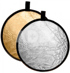 Caruba Reflectiescherm 2 in 1 Goud & Zilver 30cm