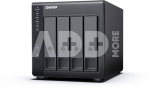 QNAP | 4-Bay | TR-004 | Up to 4 HDD/SSD Hot-Swap | Micro processor with hardware RAID
