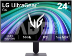 LG | 24G411B-B | 24 " | IPS | FHD | 16:9 | 144 Hz | 1 ms | 1920 x 1080 pixels | 250 cd/m&sup2; | HDMI ports quantity 1