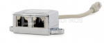Gembird Adapter rozdzielacz LAN RJ-45/2XRJ-45 FTP