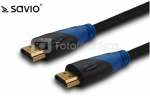 Elmak Cabel HDMI CL-07 3m braid nylon, gold v1.4