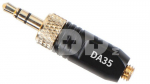 DA35 Microdot Adapter for W.Lav Black