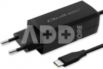 Qoltec 65W GaN charger 5V 20V 3A 3.25A USB C 3.1