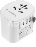 POWER ADAPTER GROUNDED 15W/WHT TPA-EU2A1C15-01-W GEMBIRD