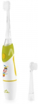 ETA Toothbrush | Sonetic ETA071090040 | Battery operated | For kids | Number of brush heads included 2 | Number of teeth brushing modes 1 | Green/White