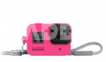 GoPro Sleeve + Lanyard (HERO8) electric pink