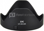 JJC LH JDC100 zonnekap (Canon LH DC100 + Canon FA DC67B filter adapter ring)