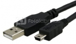 Caruba USB 2.0 | A Male   Mini Male 5 pin | 2 meter