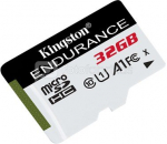 Kingston Endurance SDCE/32GB 32 GB, Micro SDHC, Flash memory class 10