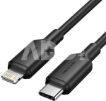 CABLE USB-C TO LIGHTNING/2M BLACK LAKBH VENTION
