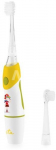 ETA Toothbrush | Sonetic ETA071090050 | Battery operated | For kids | Number of brush heads included 2 | Number of teeth brushing modes 1 | Yellow/White