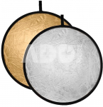 Caruba Reflectiescherm 2 in 1 Goud & Zilver 60cm