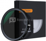 58MM Nano-X CPL+Variable/Fader NDX ND2~ND32,Waterproof, Anti Scratch, Green Coated, W/O Black Cross