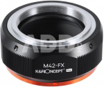 K&F Concept K&F M42 to Fuji X Lens Mount Adapter for M42 Screw Mount Lens to Fujifilm Fuji X-Series