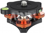 K&F Concept K&F Camera Leveler for Tripod Head, Aluminum Adjusting Tripod Head,Adjustment angle: +/-5&deg;, maximum