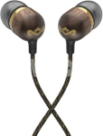 Marley Wired Earbuds | Smile Jamaica | Built-in microphone | USB Type-C | Brass