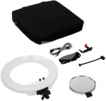 Caruba Round Vlogger 18 inch LED set PRO met tas   White