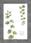 Rėmelis STYLER 40x50 LAHTI betono imitacjia AO | 40mm