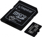Kingston Canvas Select Plus UHS-I 32 GB, microSDHC, Flash memory class 10, SD Adapter
