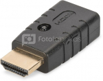Digitus HDMI EDID Emulator For Extender, Switches, Splitter, Matrix Switcher DA-70466 Black