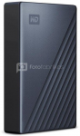 External HDD|WESTERN DIGITAL|My Passport Ultra|4TB|USB 3.0|Colour Blue|WDBFTM0040BBL-WESN