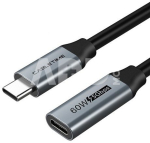 Kabelis ilgintuvas USB 3.0 Type-C (M) - USB Type-C (F), 5Gbps, 60W, 4K/60Hz, 0.5m