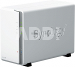 Synology | Tower NAS | DS223j | up to 2 HDD/SSD | Realtek | RTD1619B | Processor frequency 1.7 GHz | 1 GB | DDR4