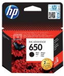 INK CARTRIDGE BLACK NO.650/6.5ML CZ101AE HP