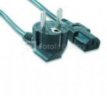 CABLE POWER EU 1.8M 6A/PC-186 GEMBIRD