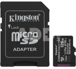 MEMORY MICRO SDXC 128GB UHS-I/W/ADAPTER SDCS3/128GB KINGSTON