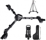 K&F Concept K&F Photography Tripod Dolly, Heavy Duty with 3" Rubber Wheels 44lbs Capacity Tripod Wheels.