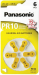Panasonic PR 10 Zinc Air 6 pcs. Hearing Aid Cells