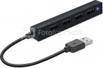 Speedlink USB hub Snappy Slim 4-port (SL-140000-BK)