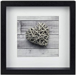 Hama Scala 3D black 23x23 Portrait Wood Passepartout 59773