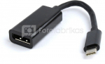 Cablexpert USB-C to DisplayPort adapter, Black