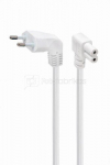 CABLE POWER EU 2.5M ANGLED/PC-184L-VDE-2.5M-W GEMBIRD