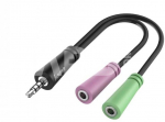 Hama Audio adapter 4-pin 3.5 jack-2xjack 3.5 Hama