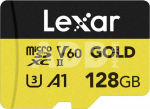 LEXAR MICROSD GOLD UHS-II, R280/W100 C10/A1/U3 (V60) 128GB